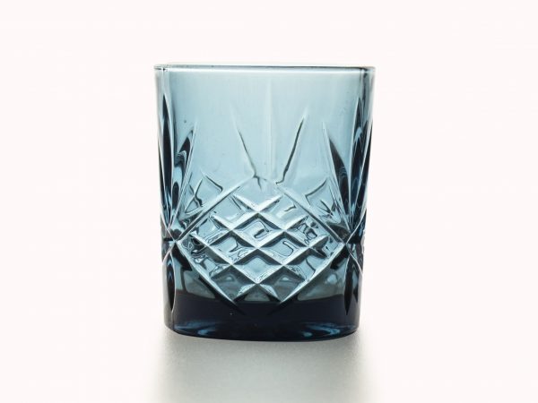 Glas 8,2x10cm Blauw