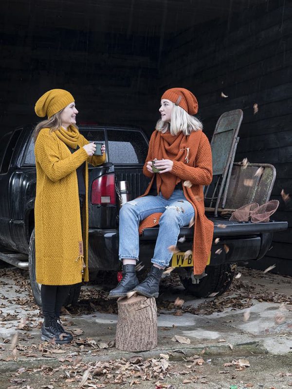 Coco Beanie Oker/Tobacco - Afbeelding 3