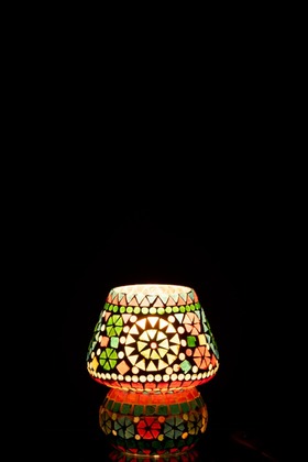 Tafellamp Eki Mozaiek Glas Mix Small