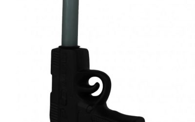 Candle holder ‘Gun’ – Black13
