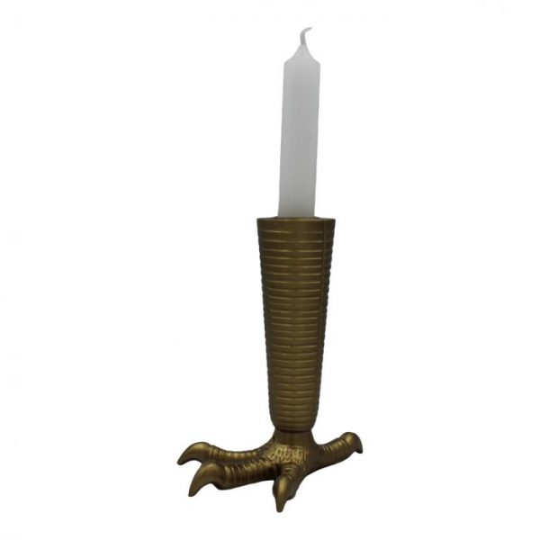 Candle holder "Feet" - gold