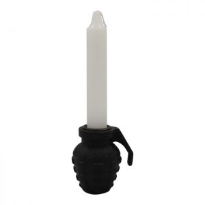 Candle holder Grenade - Black