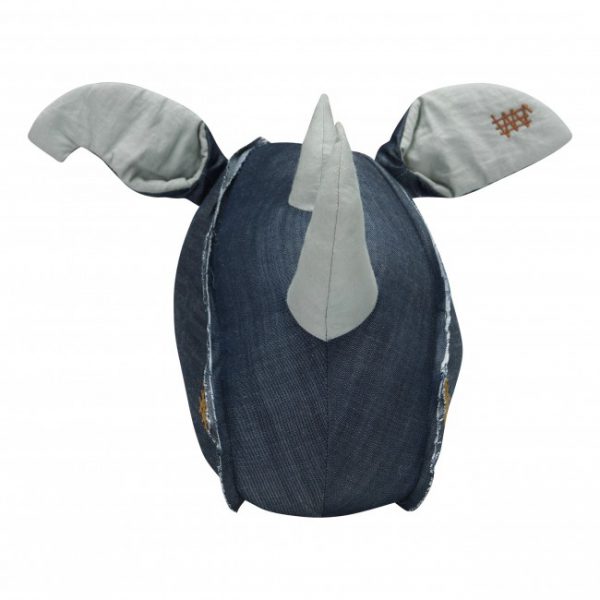 Wallhead Rhino - Denim