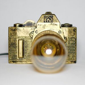 Lamp 'Camera' - Gold