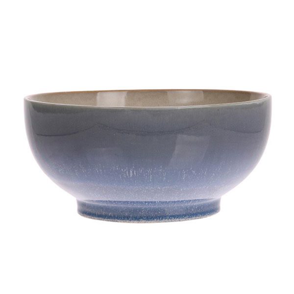 Ceramic 70's salade bowl L: ocean