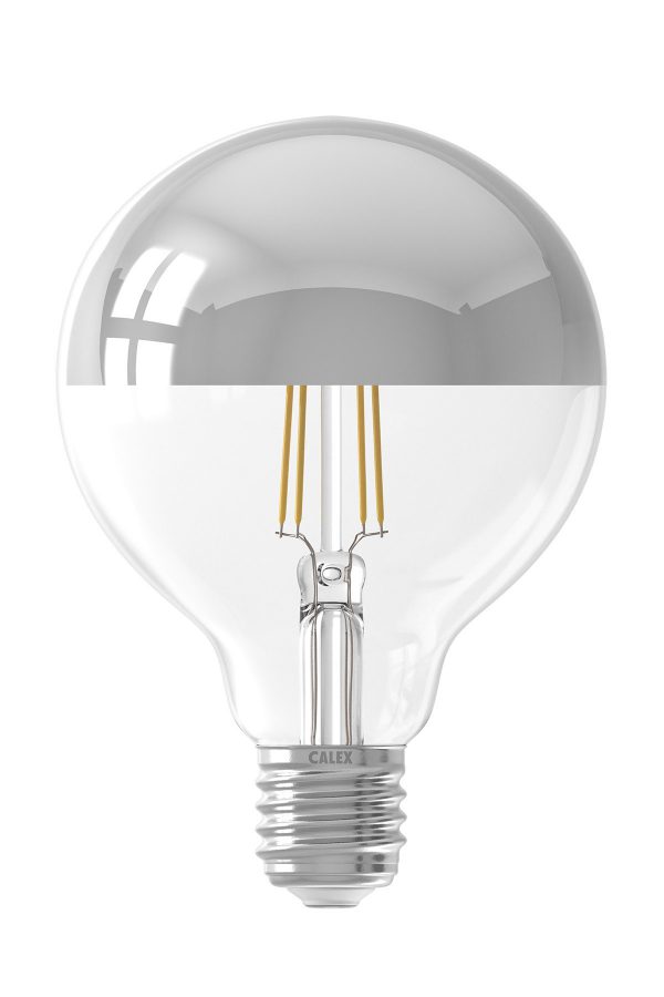Calex Led Filament Globe Lamp Chrome