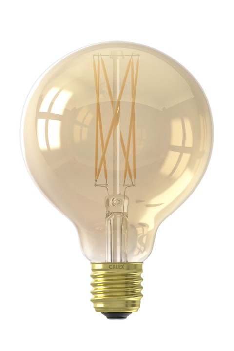Calex Globe G80 Lamp Gold