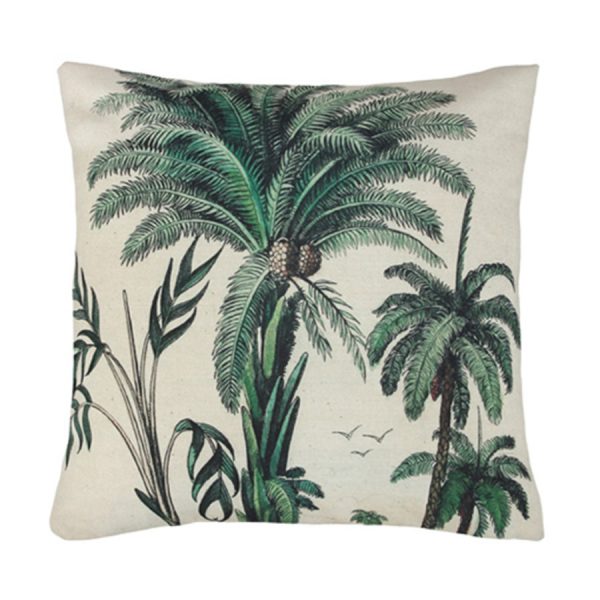 printed cushion Palm trees