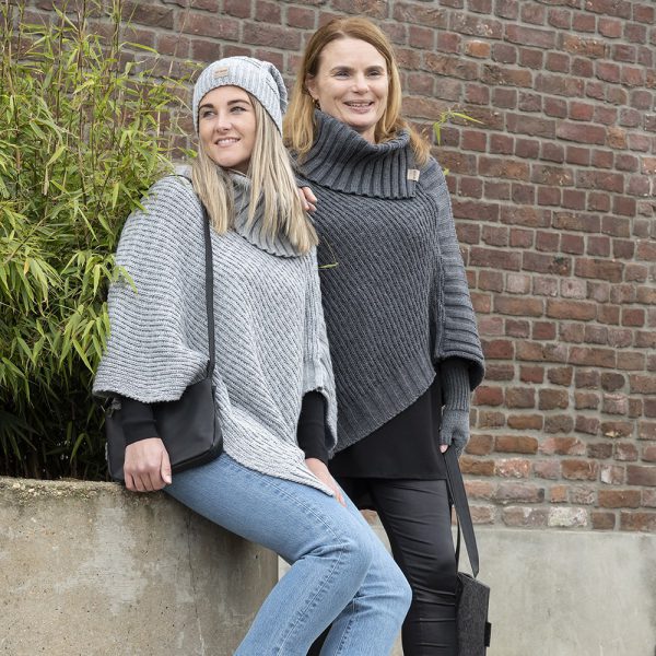Nicky Poncho Antraciet - Afbeelding 2