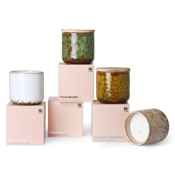 HK Living Geur kaars Floral Boudior - Afbeelding 3
