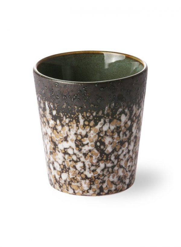 70s Ceramic Coffee Mug - Mud - Afbeelding 2