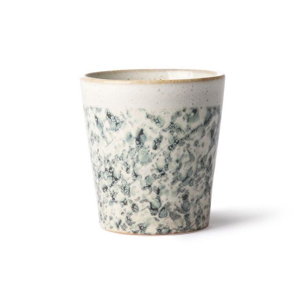70s Ceramic Coffee Mug - Hail