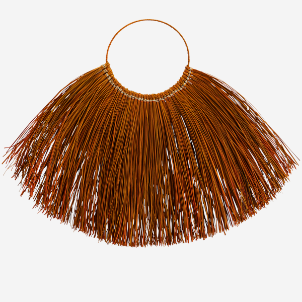 Seagrass wall deco bruin