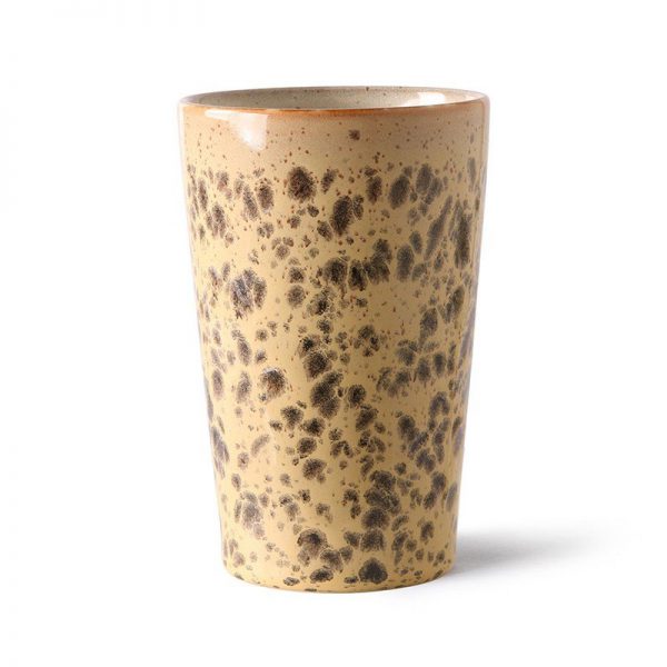 70s Ceramic Tea Mug - Tiger