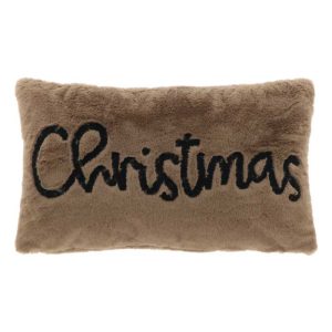 Kussen Christmas - Taupe 30x50cm