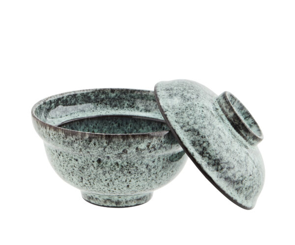 Stoneware Bowl W/Lid - Afbeelding 3