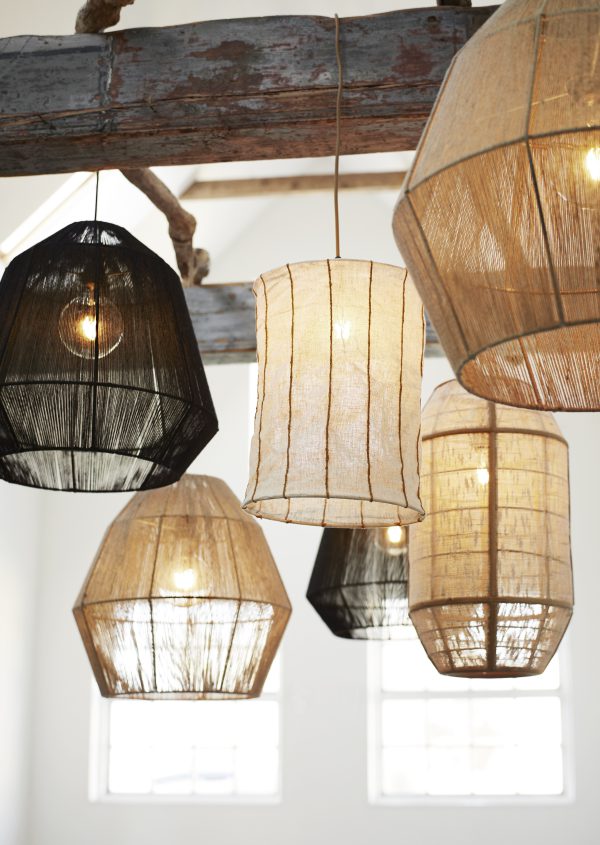 Zwarte Jute Hanglamp - Afbeelding 2