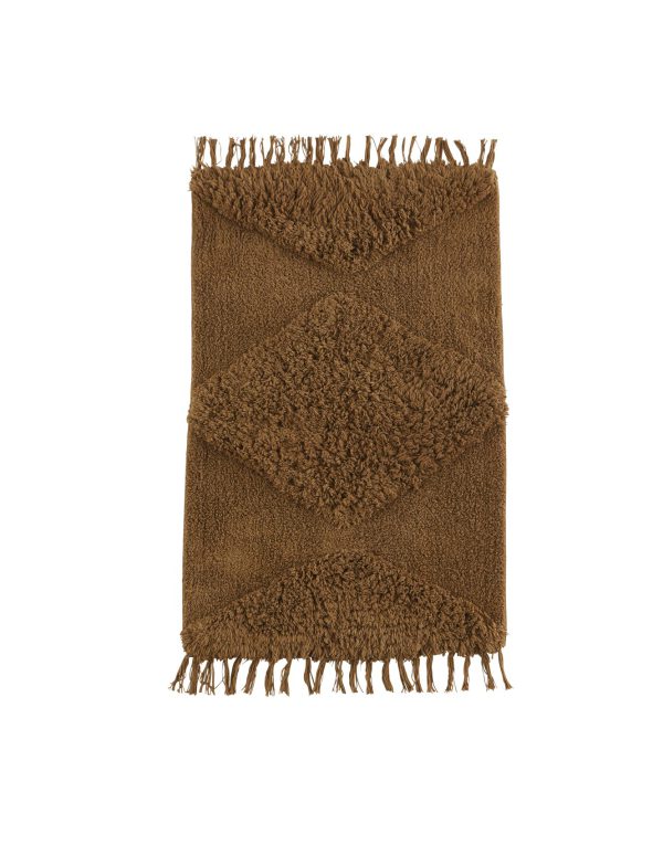Tufted Cotton Bathmat - Indian Tan