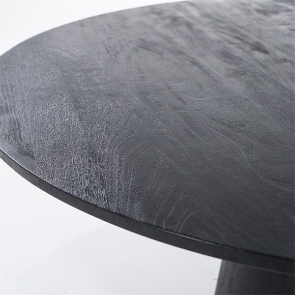 Eettafel Aron rond 130 - zwart - Afbeelding 2