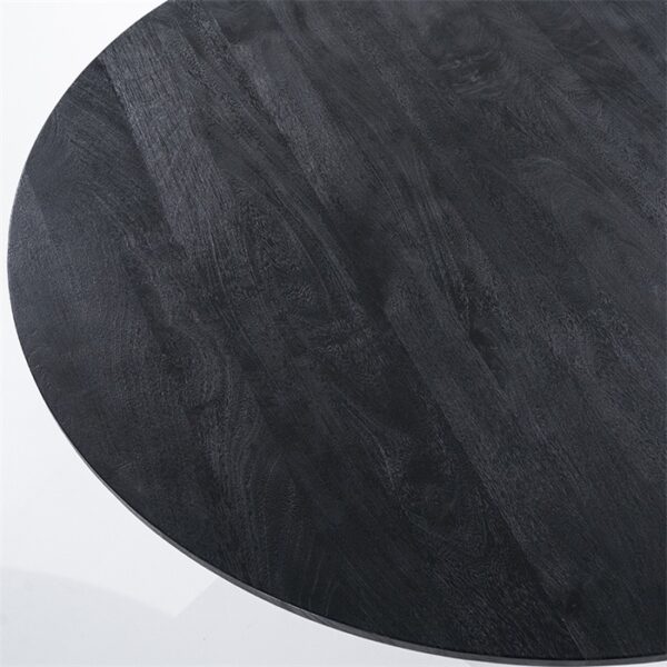 Eettafel Aron rond 130 - zwart - Afbeelding 3