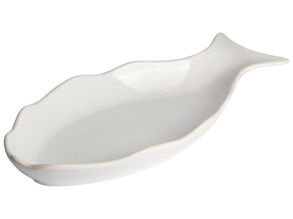 Gusta Schaaltje Vis 30x15x3.5cm Wit