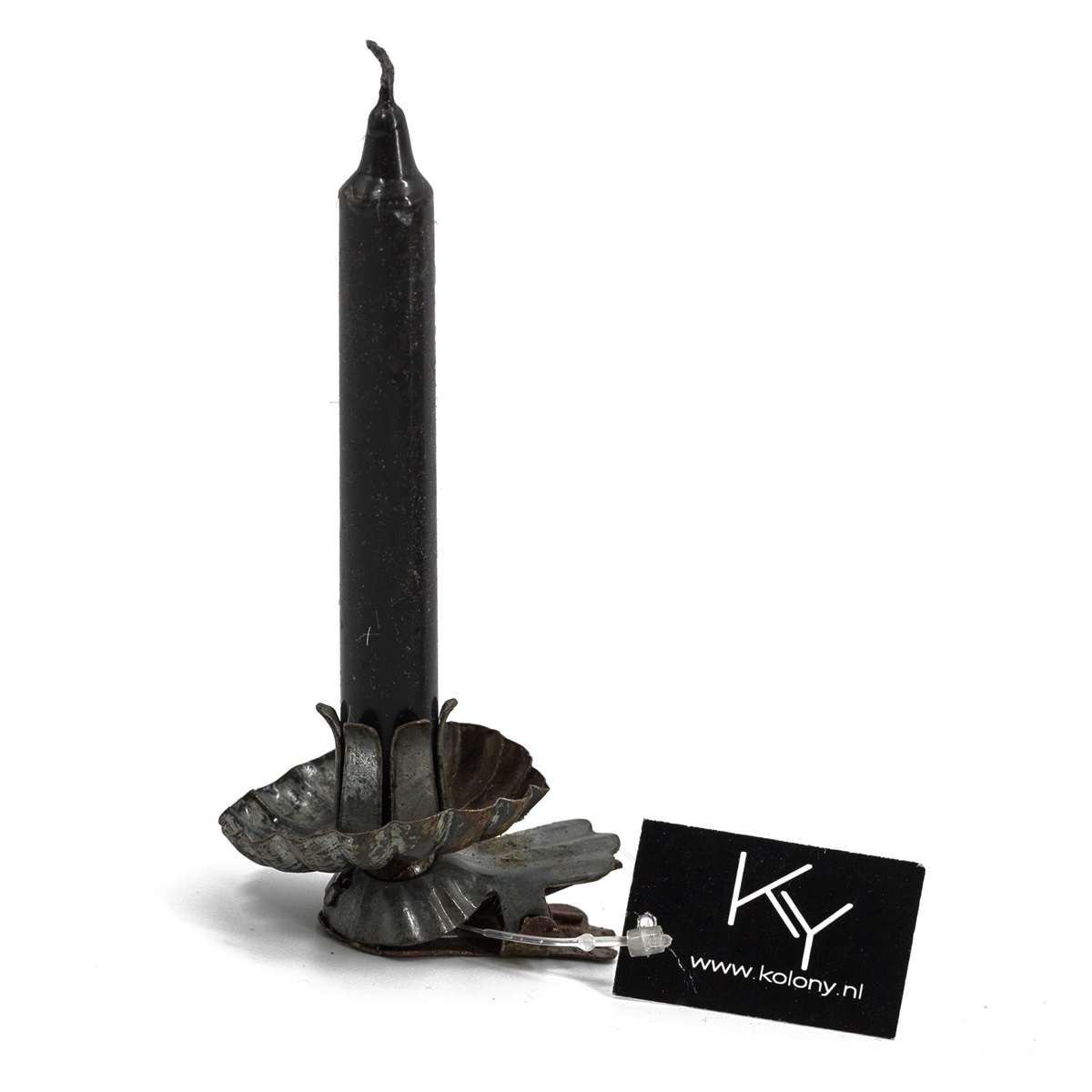 Doos Met 20 Kerstboomkaarsjes Black - Afbeelding 2