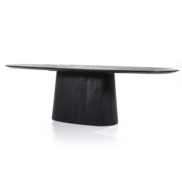 Eettafel Aron Ovaal - Zwart - Afbeelding 2