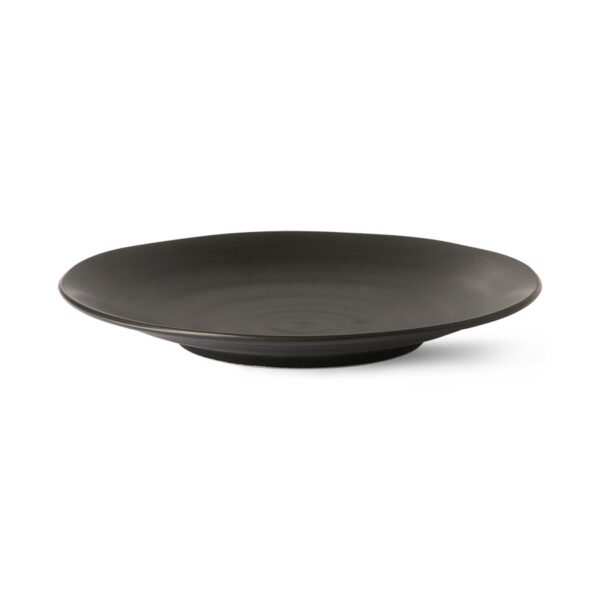 Kyoto Ceramics Japanse Dinner Plate - Zwart - Afbeelding 3