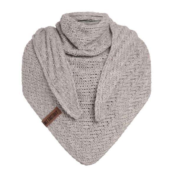 Sally Omslagdoek Licht Grijs/Beige