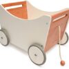 Kinderfeets 2-in-1 houten Toy Box wit
