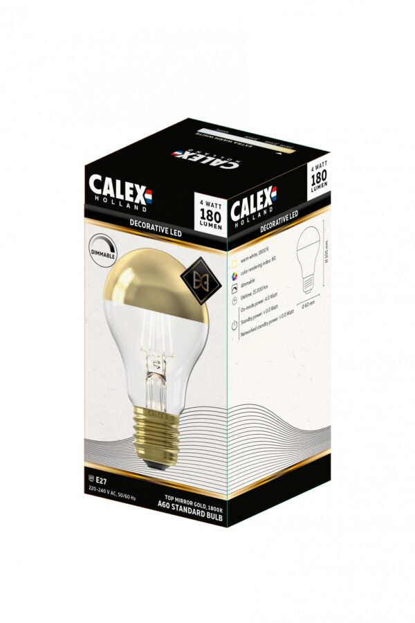 A60 Kopspiegel Goud 180lm 4W - Afbeelding 2