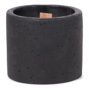 SENZA - Wooden Wick Kaars Zwart
