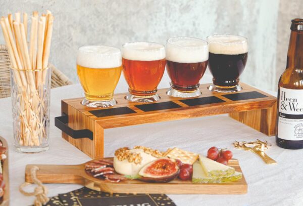 Senza Tasting Table Met 4 Glazen - Afbeelding 2