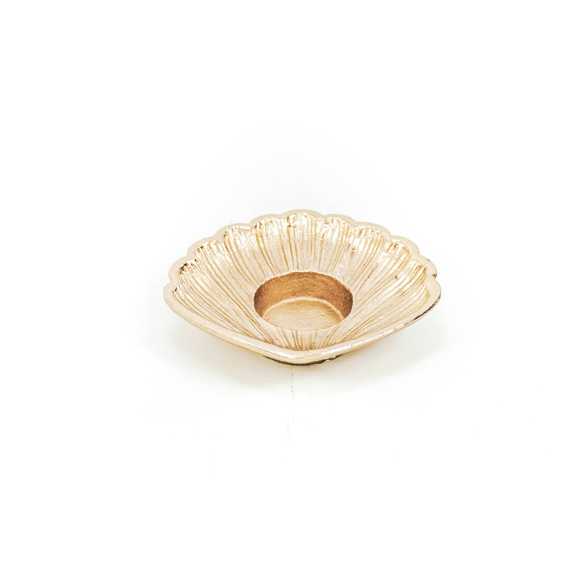 Golden Shell Tealight Holder