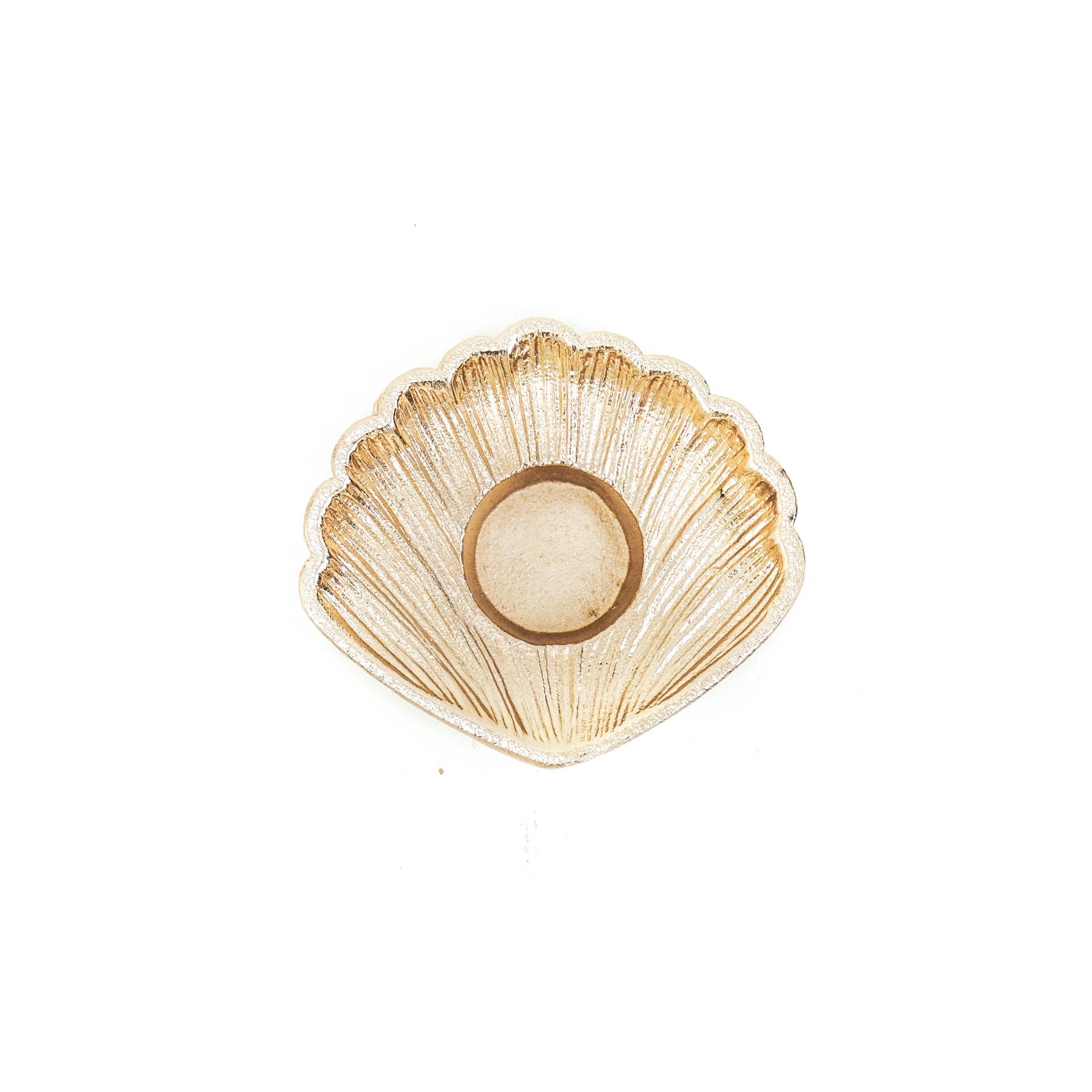 Golden Shell Tealight Holder - Afbeelding 2