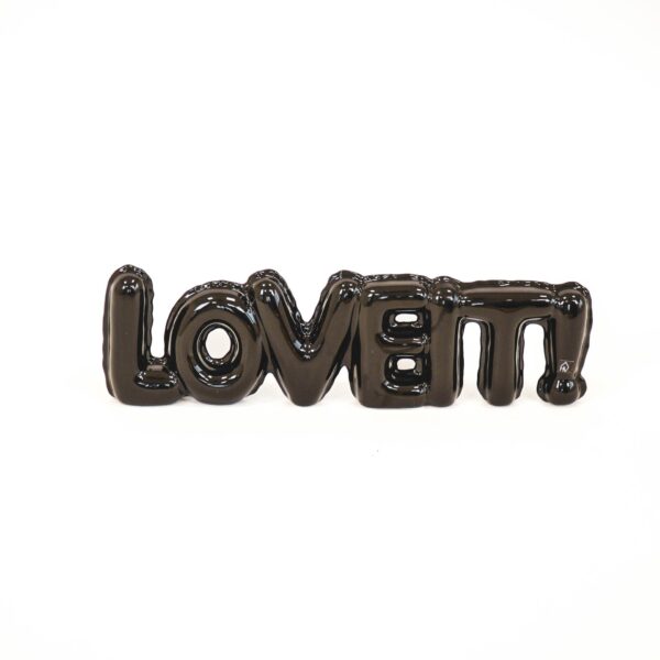 Balloon Ornament 'Love It!' Zwart