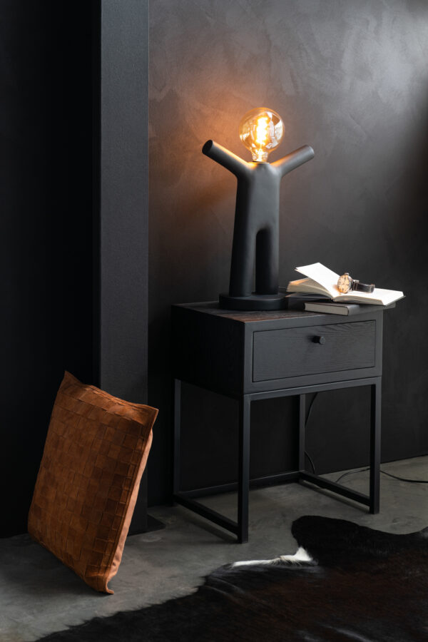 Lamp P'tit Maurice Poly Zwart - Afbeelding 3