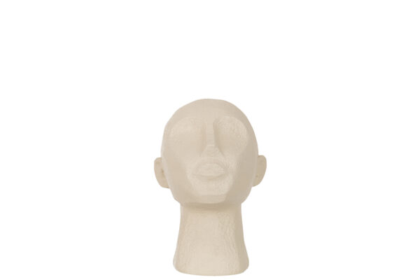 Hoofd Abstract Poly Beige Small - Afbeelding 2