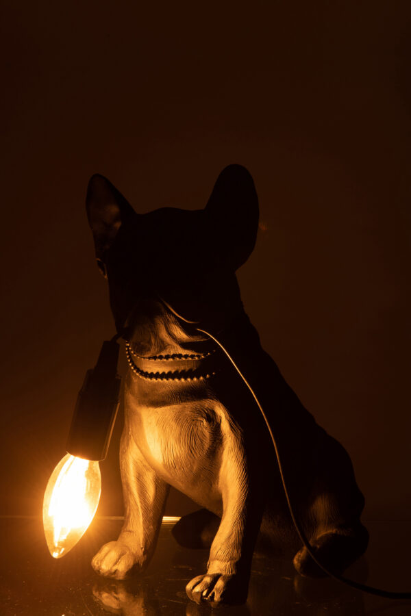 Lamp Bulldog Poly Zwart - Afbeelding 3