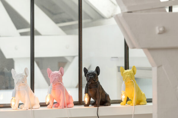 Lamp Bulldog Poly Zwart - Afbeelding 2