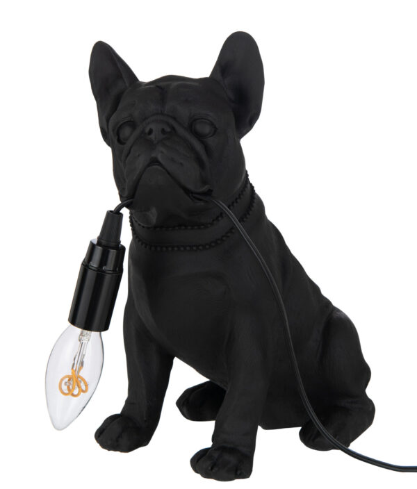 Lamp Bulldog Poly Zwart