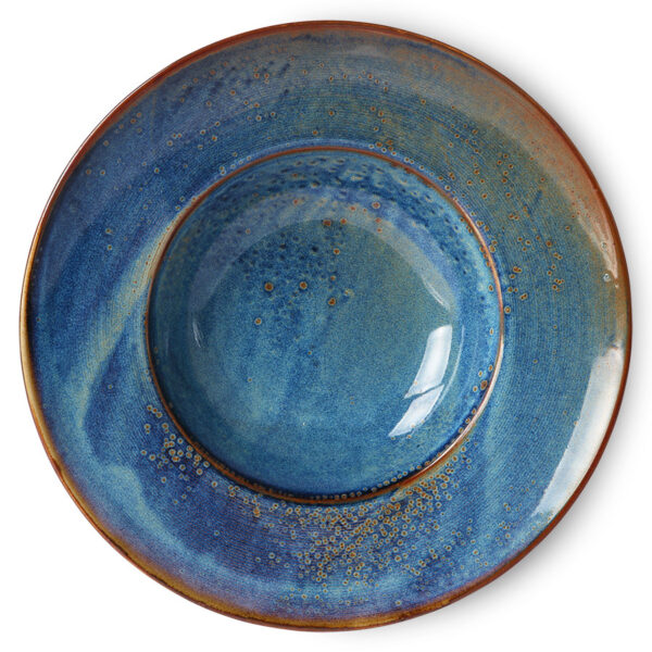 Chef Ceramics - Pasta Plate Rustic Blue