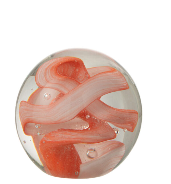 Presse Papier Slinger Glas Rood Small