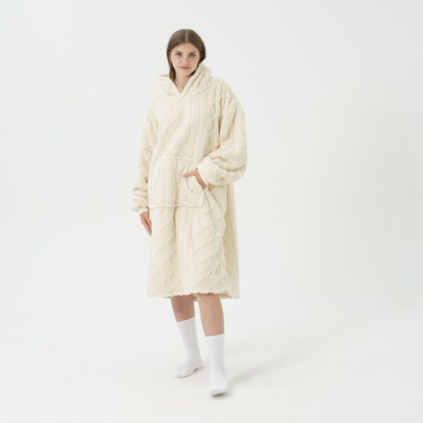 SOPHIE Oversized Hoodie - Bone White - Offwhite - 70x110 cm