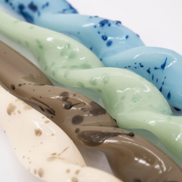 Swirly - blue (pack of 4) - Afbeelding 2