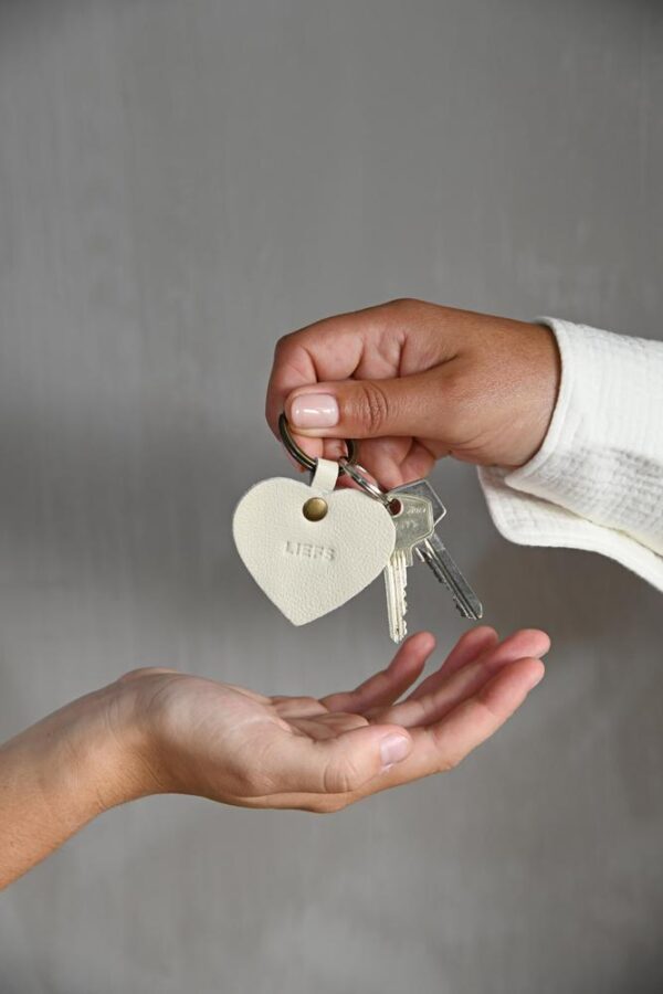 leef Sleutelhanger Helen Creme - Liefs - Afbeelding 2