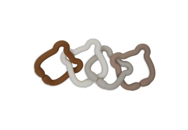 Speelgoed Ringen Siliconen 20x7x1cm Teddy Bear