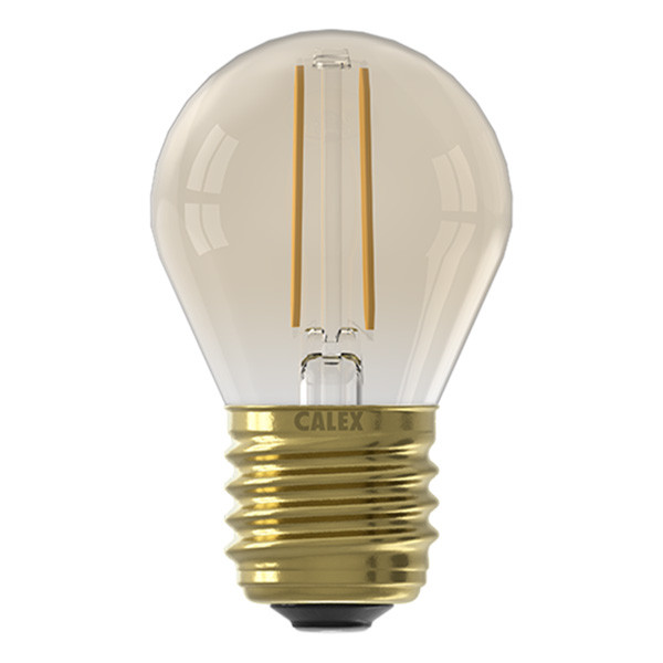 Calex Warm Filament LED Lamp - E27 - P45 - Goud - 3.5W - Dimbaar
