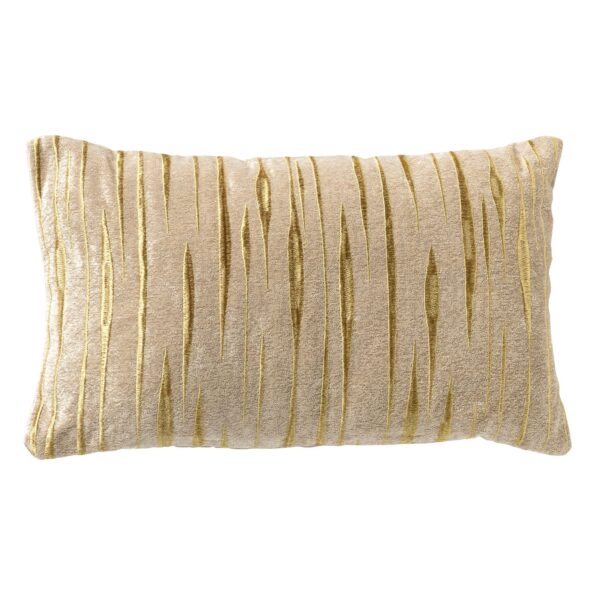 CONNOR - Sierkussen 30x50 cm - Met Subtiel Goud Accent - Summer Sand - Beige en Goud