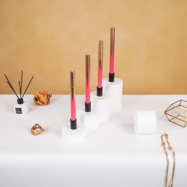 HV Dipdye 4 Tapers - Pink/Gold - Afbeelding 3